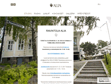 Tablet Screenshot of alia.fi